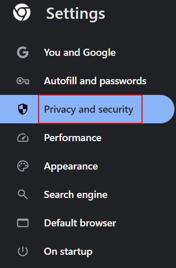 Click Privacy and Security