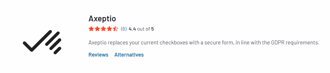 Axeptio review by users on G2.