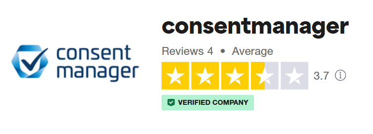 Consentmanager review by users on Trustpilot