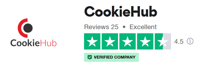 CookieHub review by users on Trustpilot.