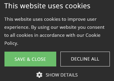 Cookie Consent Banner for E-Commerce