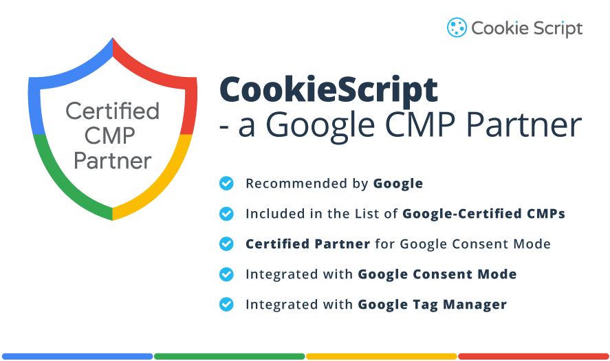 Cookiescript CMP- Google CMP partner